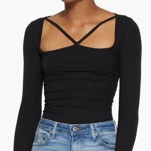 Jonathon Simkhai Diara Ribbed Top